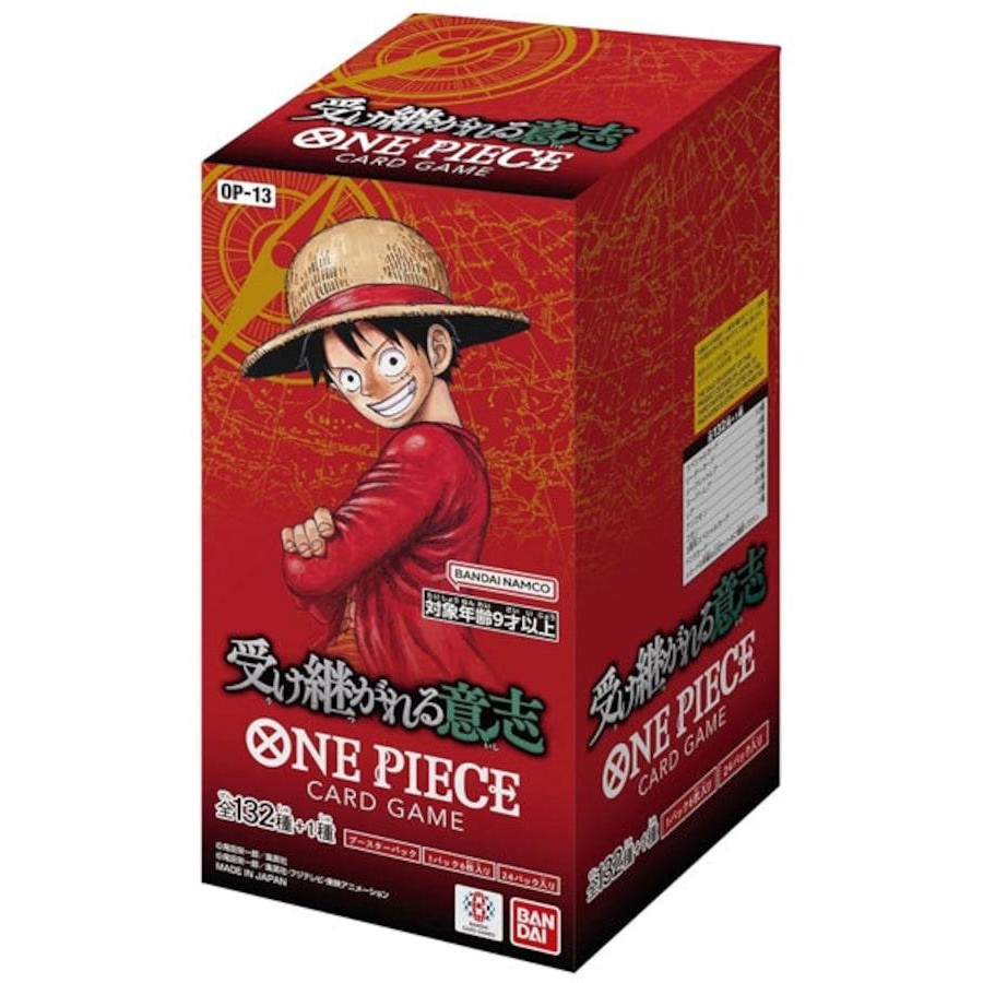 One Piece OP-13 Carrying On His Will Japanese booster box sealed