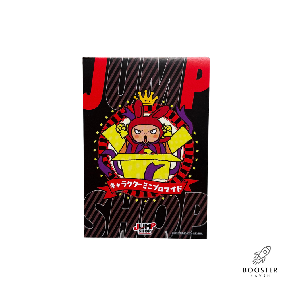 One Piece Luffy mini bromide with original Jump Shop backing card